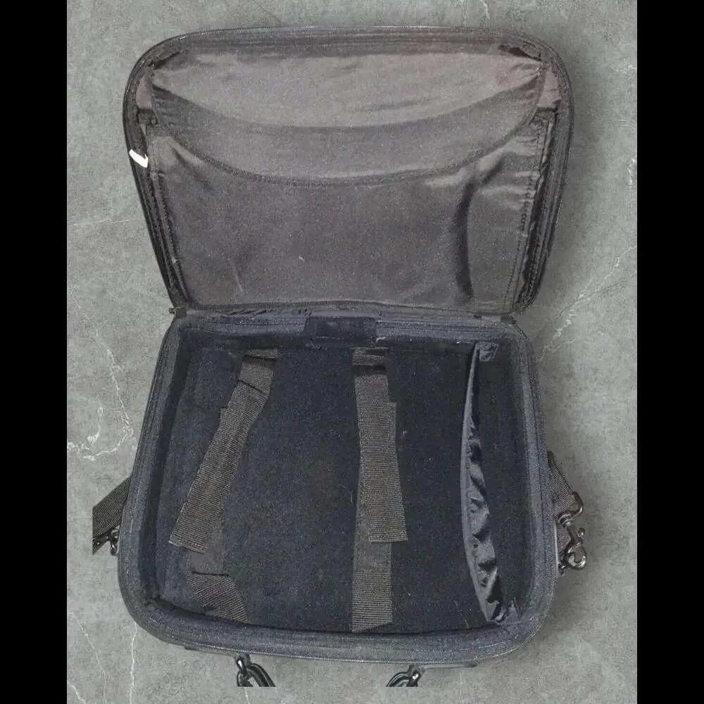 Vintage DELL Laptop Bag Canvas Black Messenger Carrying Shoulder